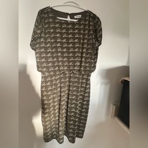 Calvin Klein olive green dress size Large/14